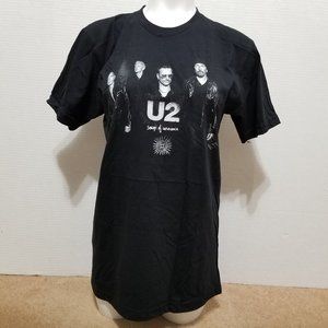 U2 shirt Medium Songs Of Innocence photo graphic tattoo motif band merch